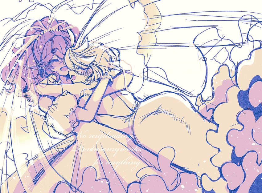 suletta mercury and miorine rembran (gundam and 1 more) drawn by izumiya_otoha