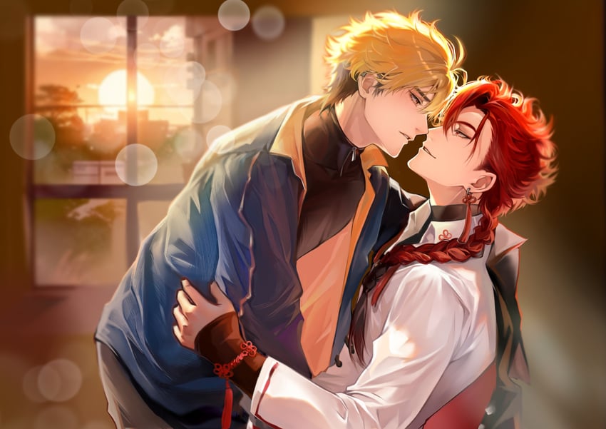 xia fei and xiao weiying (shiguang dailiren) drawn by jin_pai_mai_tai_ma_shu