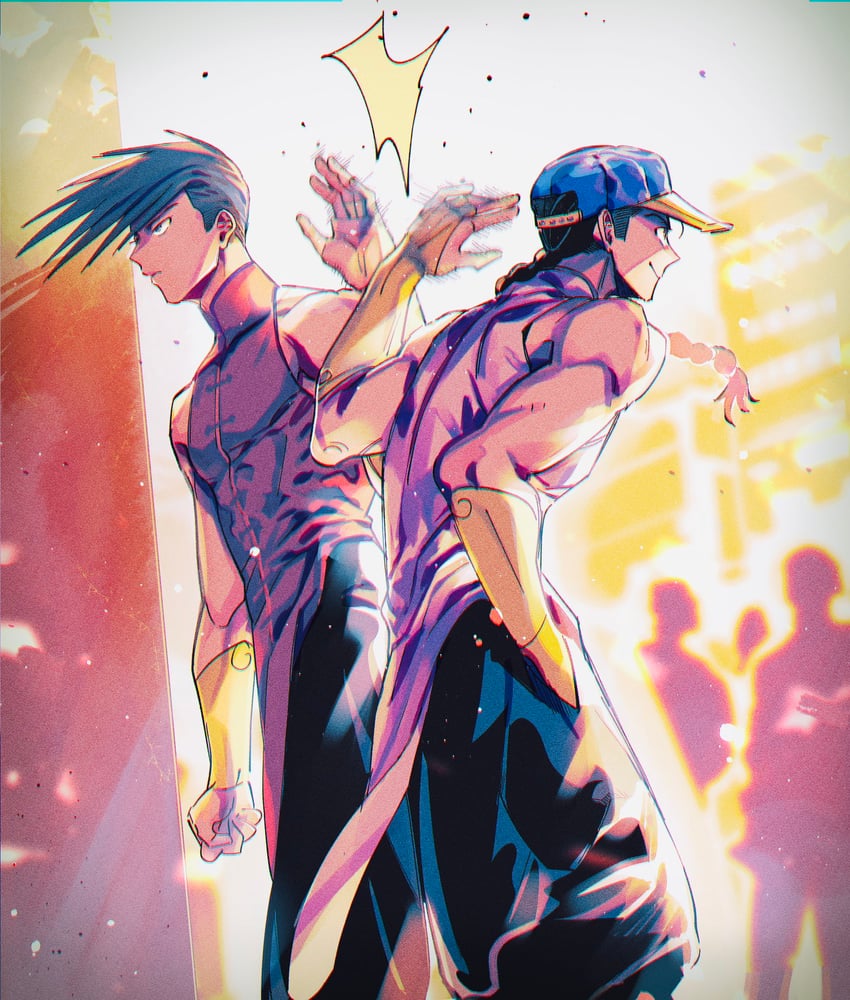 yun lee and yang lee (street fighter and 1 more) drawn by mrg2by