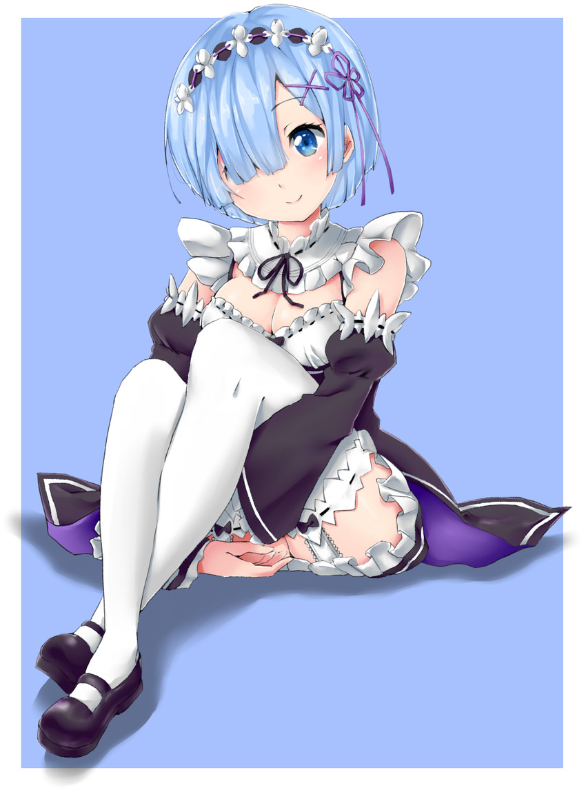 rem (re:zero kara hajimeru isekai seikatsu) drawn by nurie