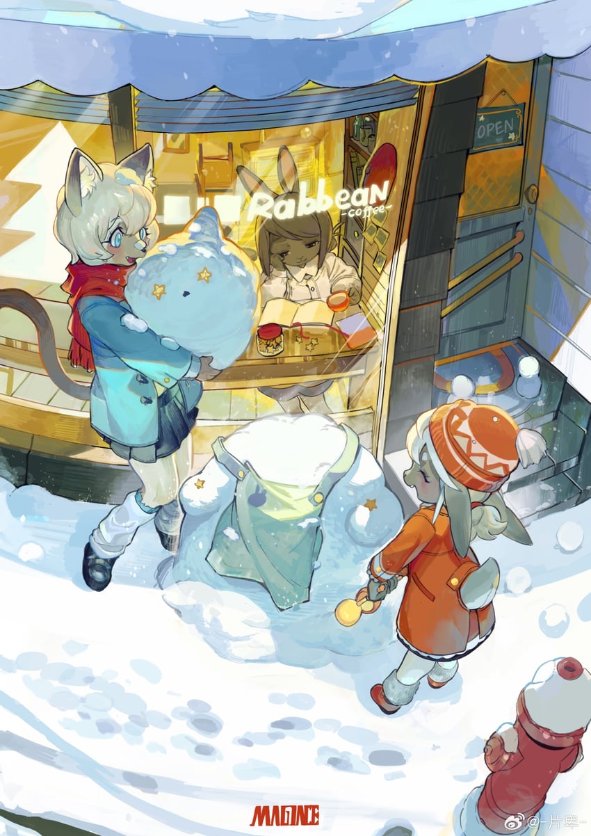 siamu, ranta, and shuang shuang (original) drawn by magiace