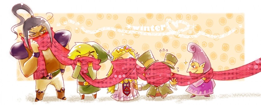 link, princess zelda, toon link, byrne, chancellor cole, and 1 more (the legend of zelda and 1 more) drawn by todanee