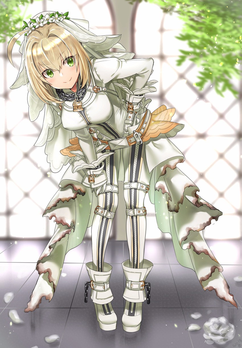 nero claudius (fate and 2 more) drawn by hieung