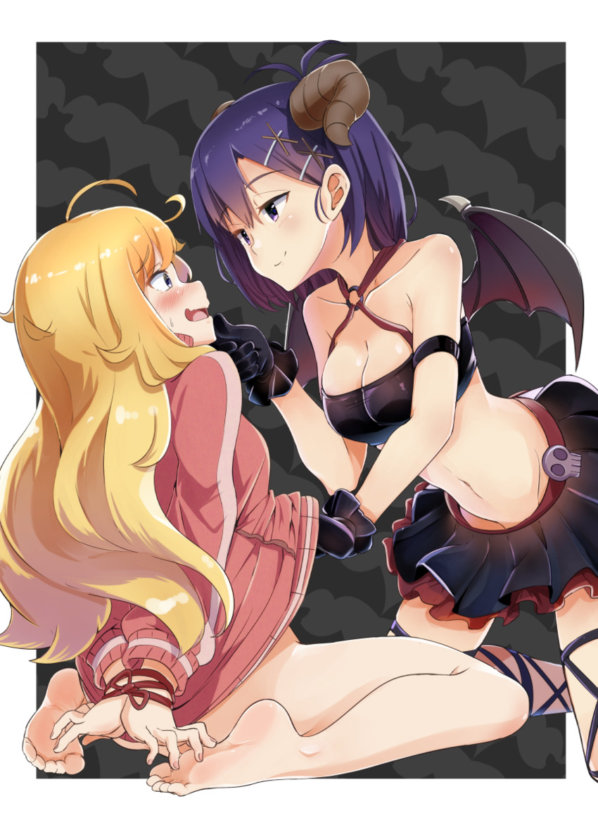 gabriel tenma white and vignette tsukinose april (gabriel dropout) drawn by casino_(casinoep)