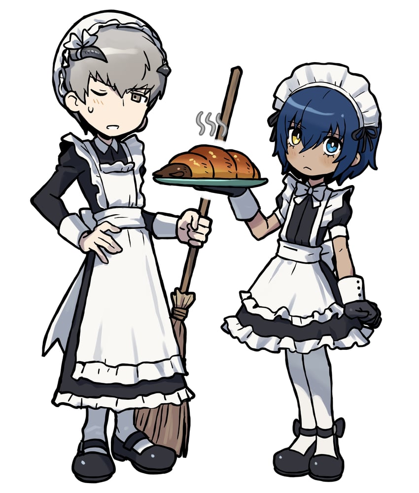protagonist and strohl (metaphor: refantazio) drawn by sach56000