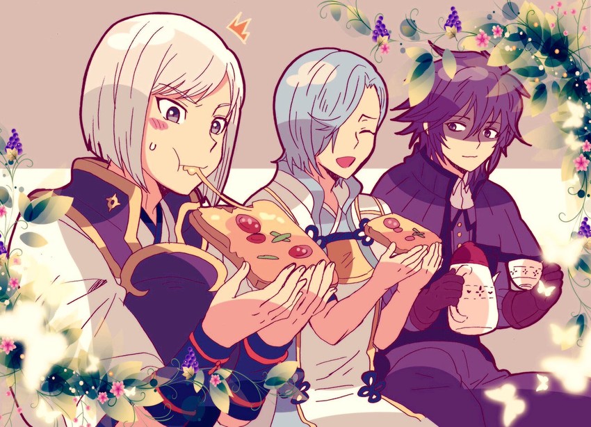 shigure, dwyer, and hisame (fire emblem and 1 more) drawn by kiriya_(552260)
