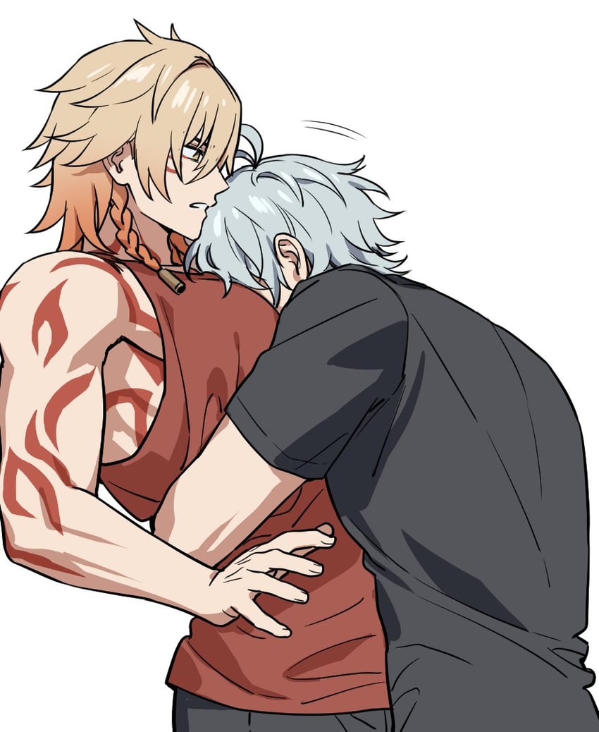 phainon and mydei (honkai and 1 more) drawn by wawahj0907_tt