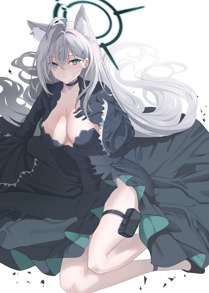 shiroko and shiroko terror (blue archive) drawn by meo_mel