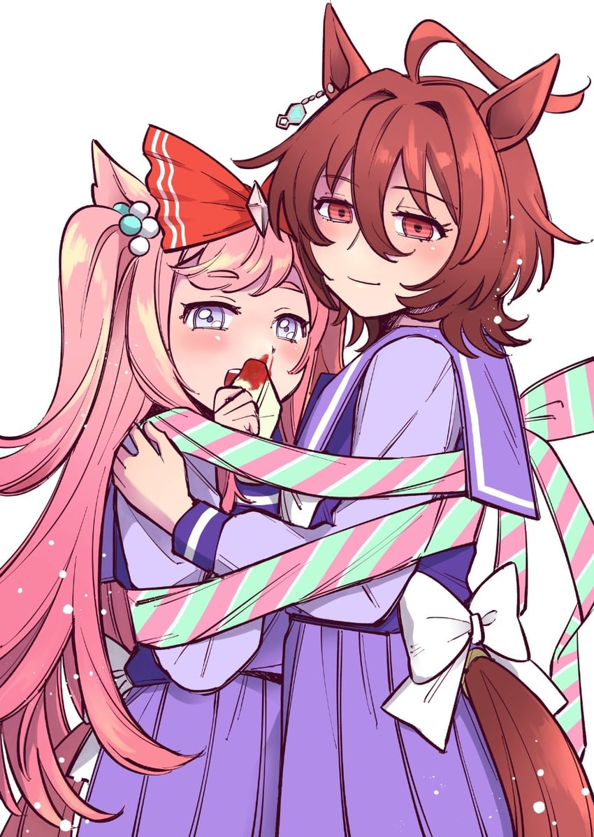 agnes tachyon and agnes digital (umamusume) drawn by yokuko_zaza