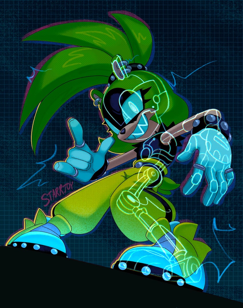 surge the tenrec (sonic and 1 more) drawn by starrjoy
