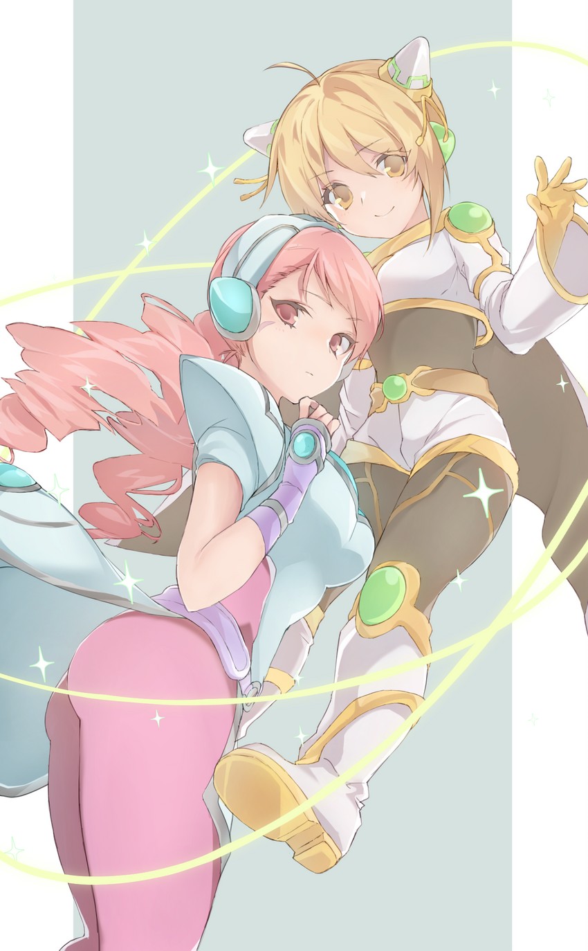 esper girl and serene psychic witch (yu-gi-oh!) drawn by tsumayouji_(dekosoko)