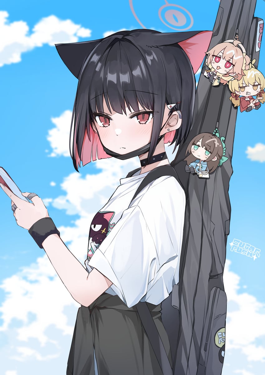 kazusa, natsu, airi, and yoshimi (blue archive) drawn by futagoma