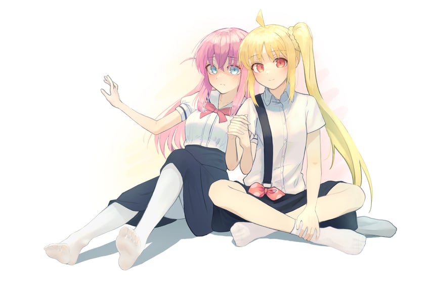 gotoh hitori and ijichi nijika (bocchi the rock!) drawn by kabanoki