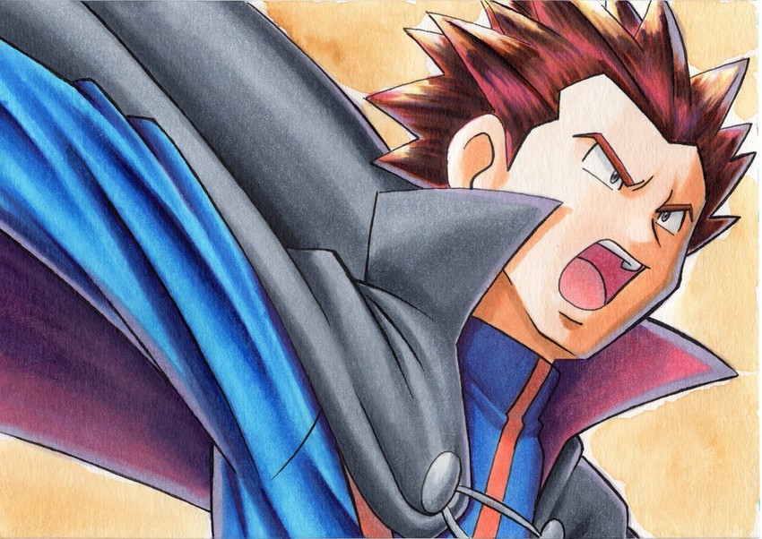 lance (pokemon and 1 more) drawn by oka_mochi