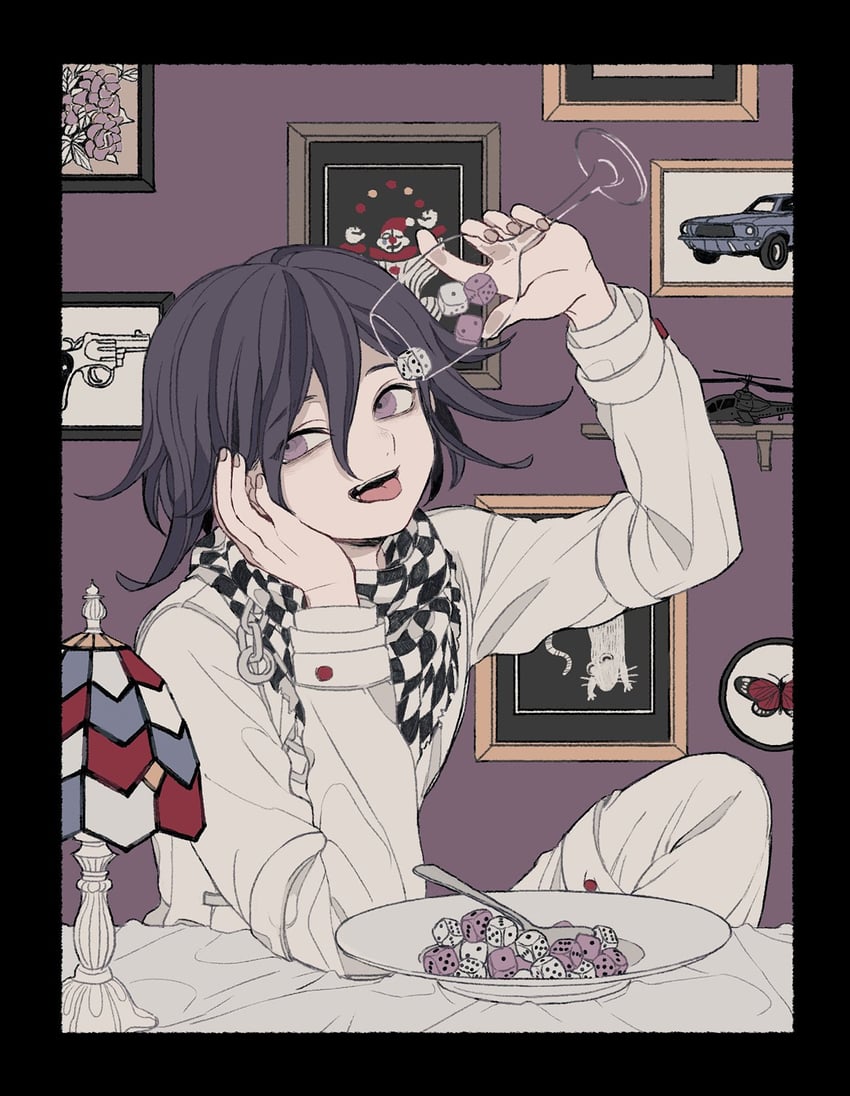 oma kokichi (danganronpa and 1 more) drawn by chi_(02tt_guru)