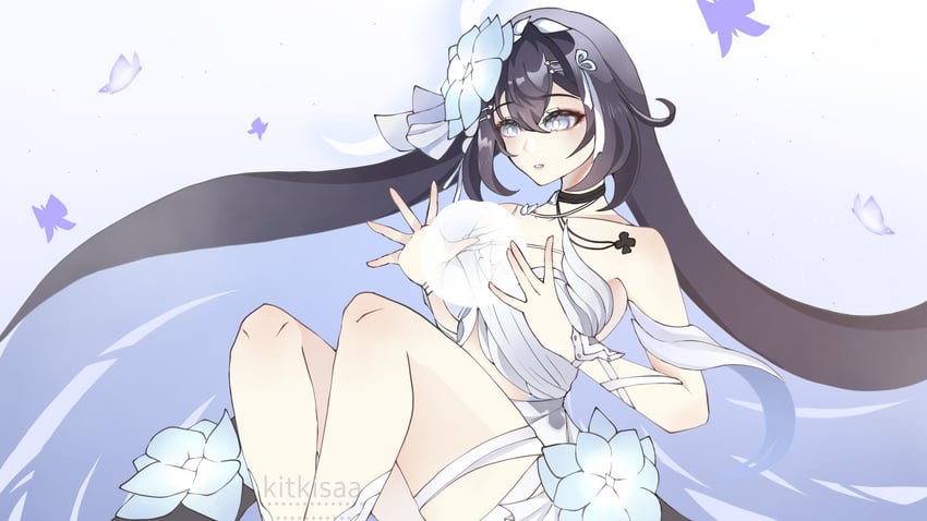 seele vollerei (honkai and 1 more) drawn by kitkisaa