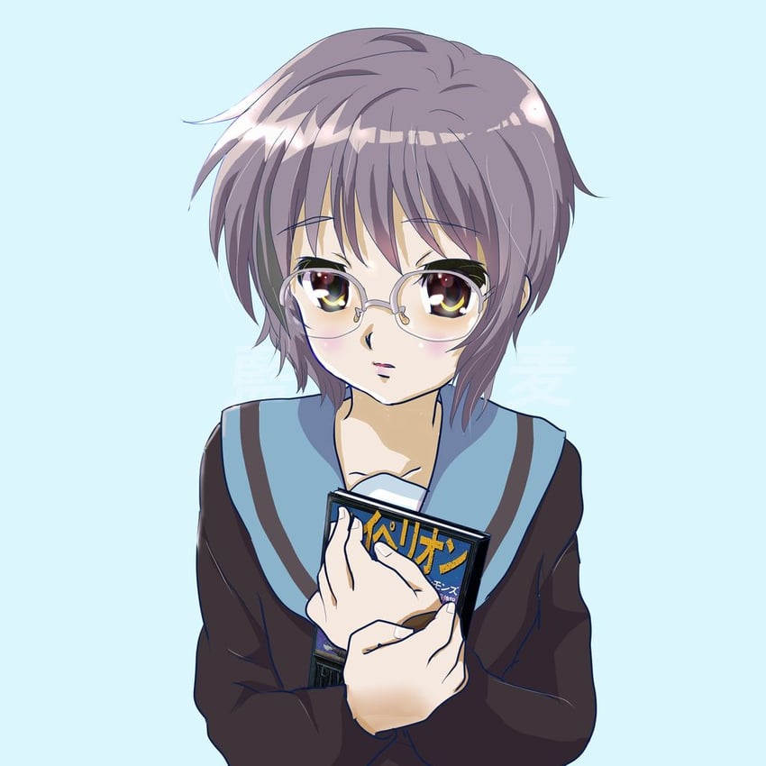 nagato yuki (suzumiya haruhi no yuuutsu and 2 more) drawn by ai-mugi