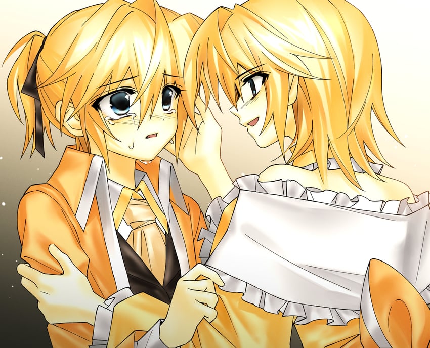 kagamine rin, kagamine len, riliane lucifen d'autriche, and allen avadonia (vocaloid and 2 more) drawn by hynn0x_x
