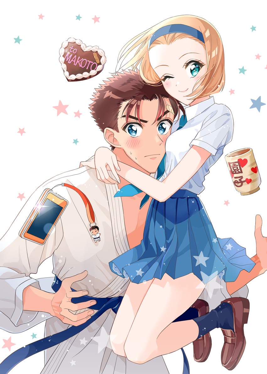 suzuki sonoko and kyougoku makoto (meitantei conan) drawn by arch_lapin