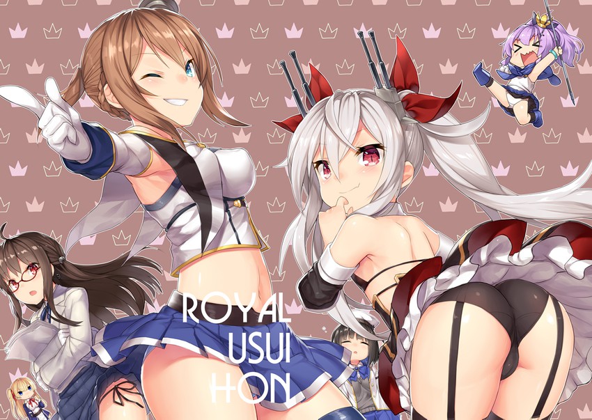 javelin, vampire, repulse, london, acasta, and 1 more (azur lane) drawn by torimaru