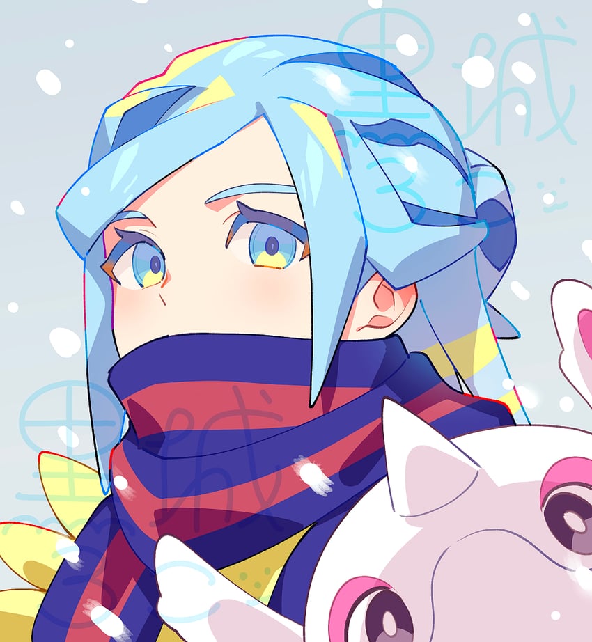 grusha and cetoddle (pokemon and 1 more) drawn by kurochiroko