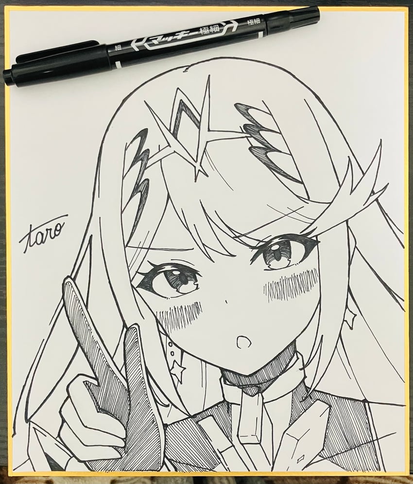 mythra (xenoblade chronicles and 1 more) drawn by taro_(peach_taro51)
