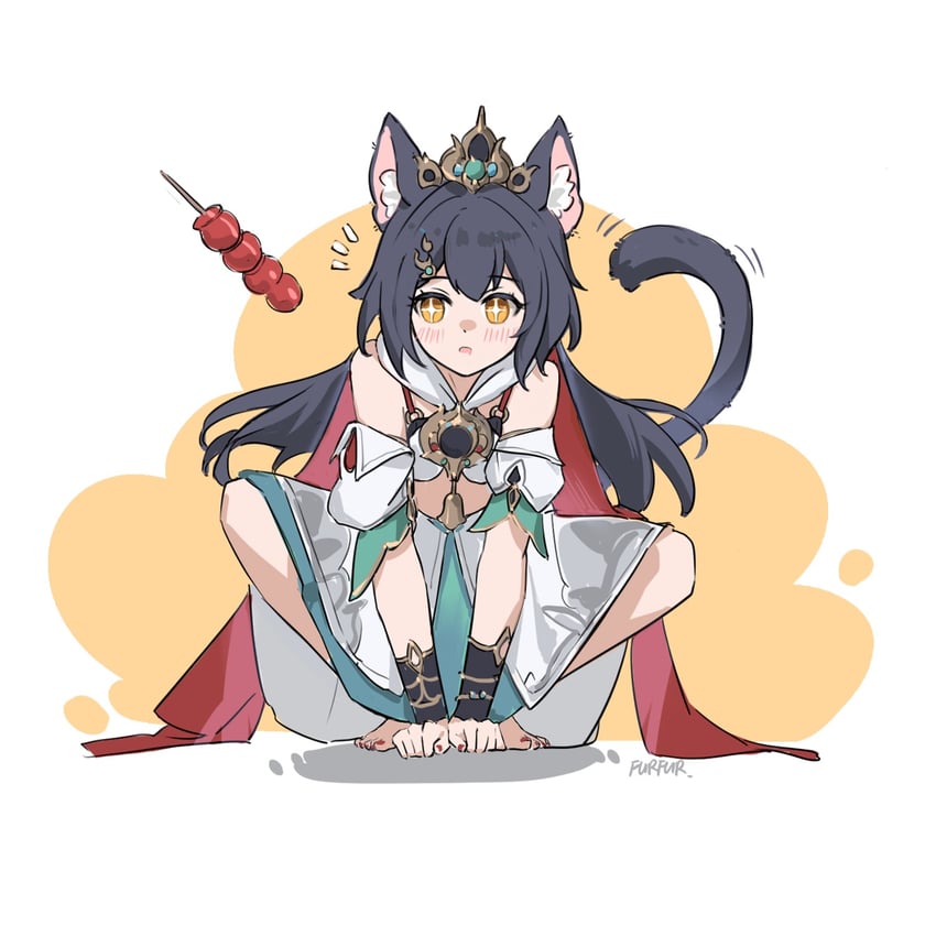 yunli (honkai and 1 more) drawn by furfur_(tuanzimiao)