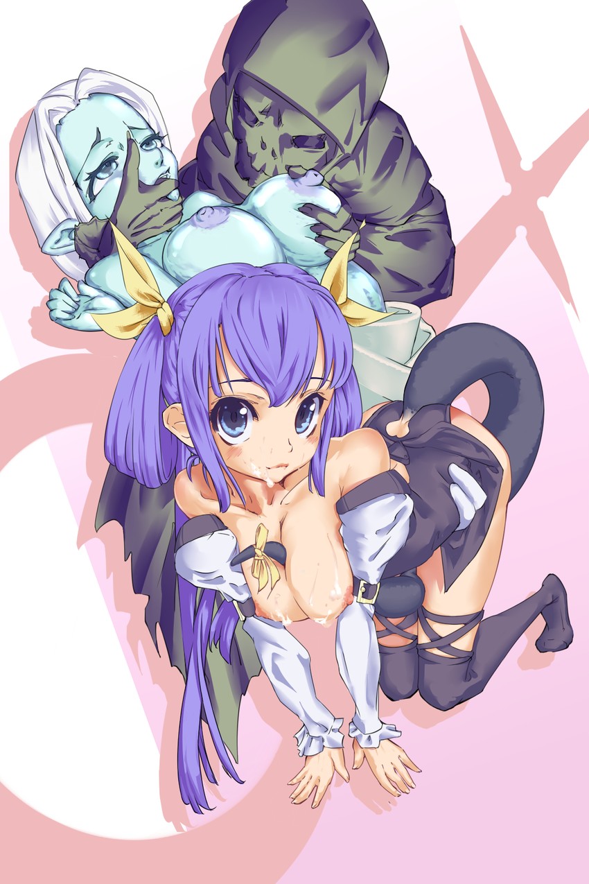 dizzy, necro, and undine (guilty gear) drawn by pangulu