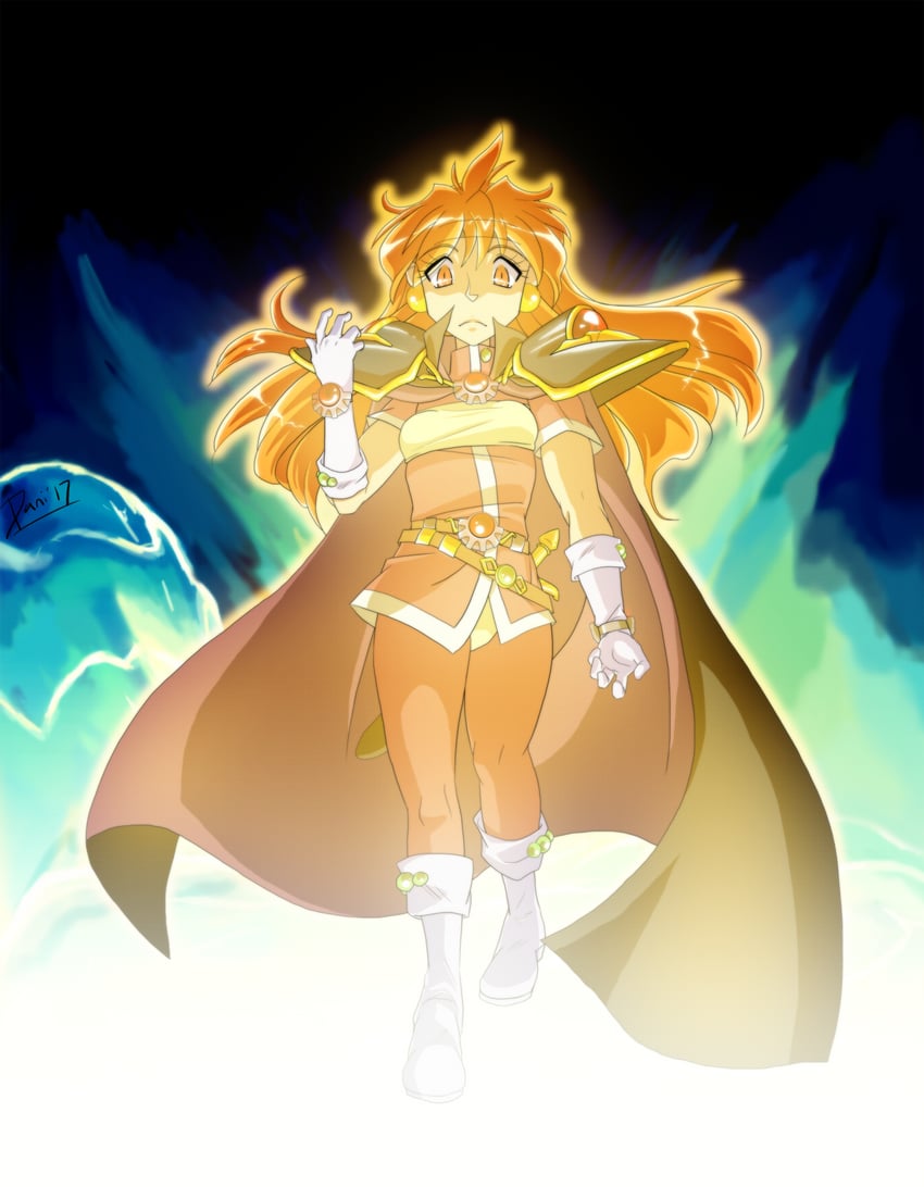 lina inverse and lord of nightmares (slayers) drawn by sherrasama