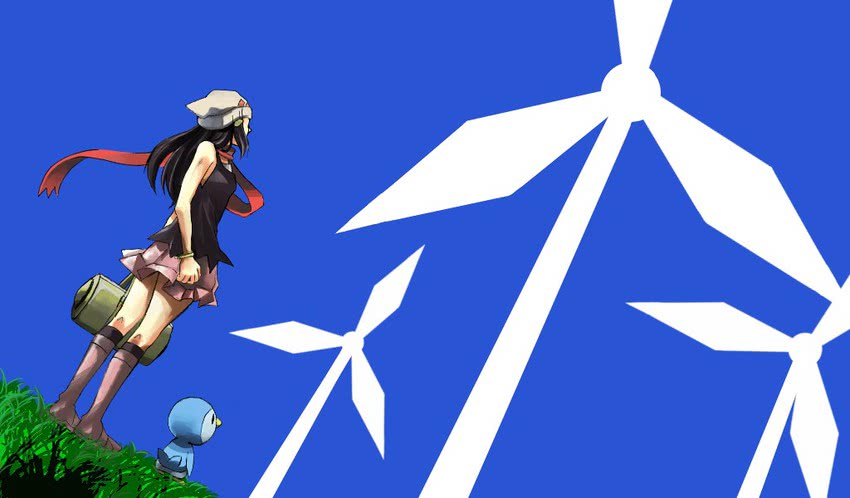 dawn and piplup (pokemon) drawn by taoru_(t_kiji)