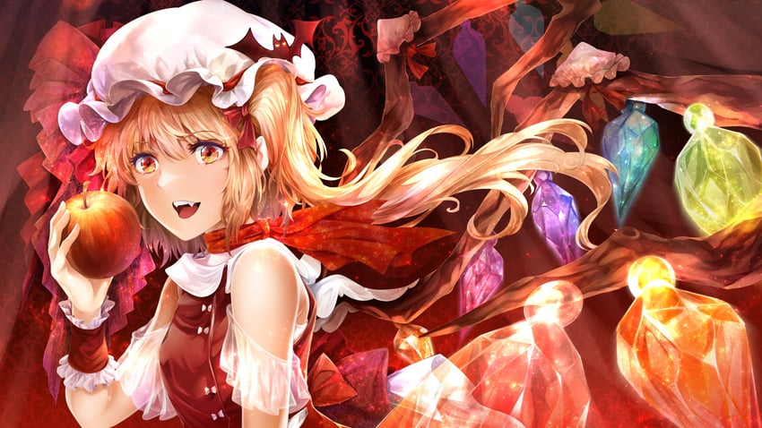 flandre scarlet (touhou) drawn by arkatopia