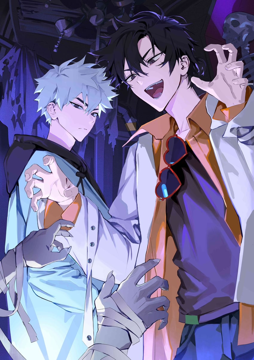 cheng xiaoshi and lu guang (shiguang dailiren) drawn by keki_chogyegi