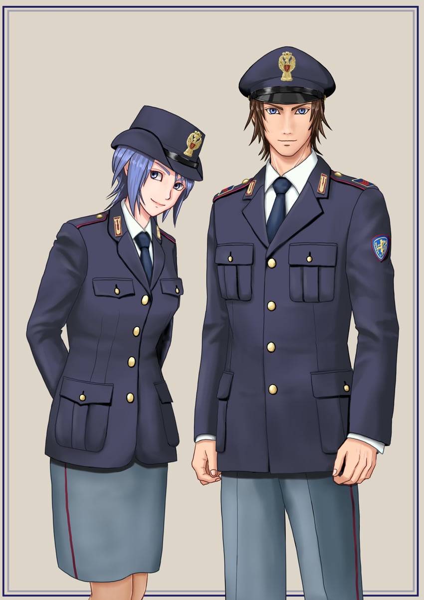 aqua and terra (kingdom hearts and 2 more) drawn by piiiiiko