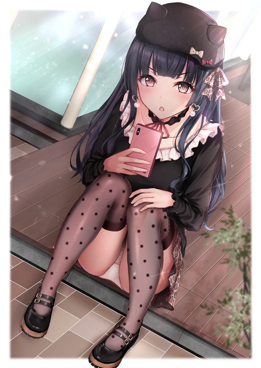 mayuzumi fuyuko (idolmaster and 1 more) drawn by monaka_curl