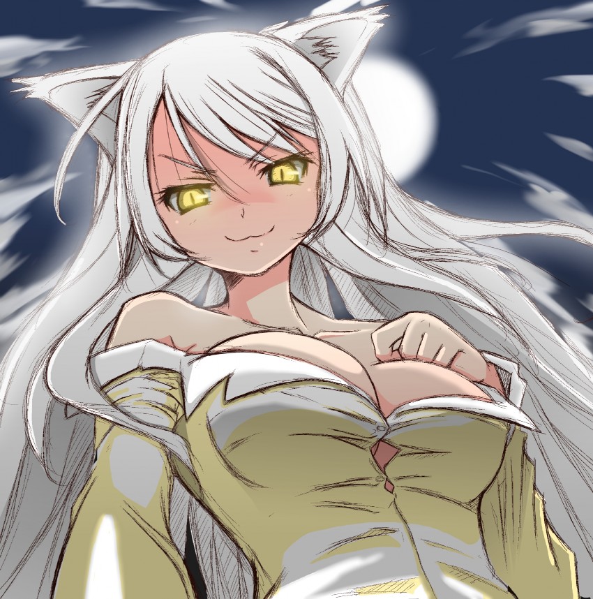 hanekawa tsubasa and black hanekawa (monogatari and 2 more) drawn by naz_(garyuuya)