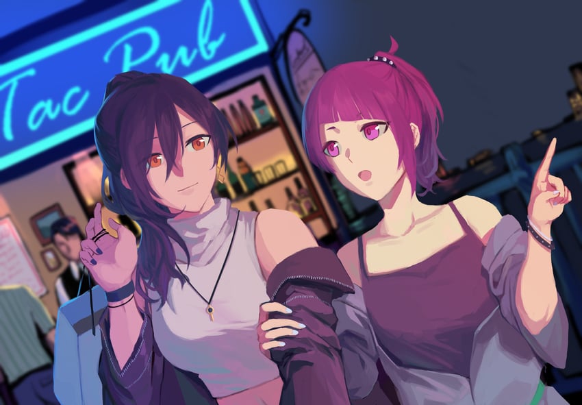shirase sakuya and tanaka mamimi (idolmaster and 1 more) drawn by jichi
