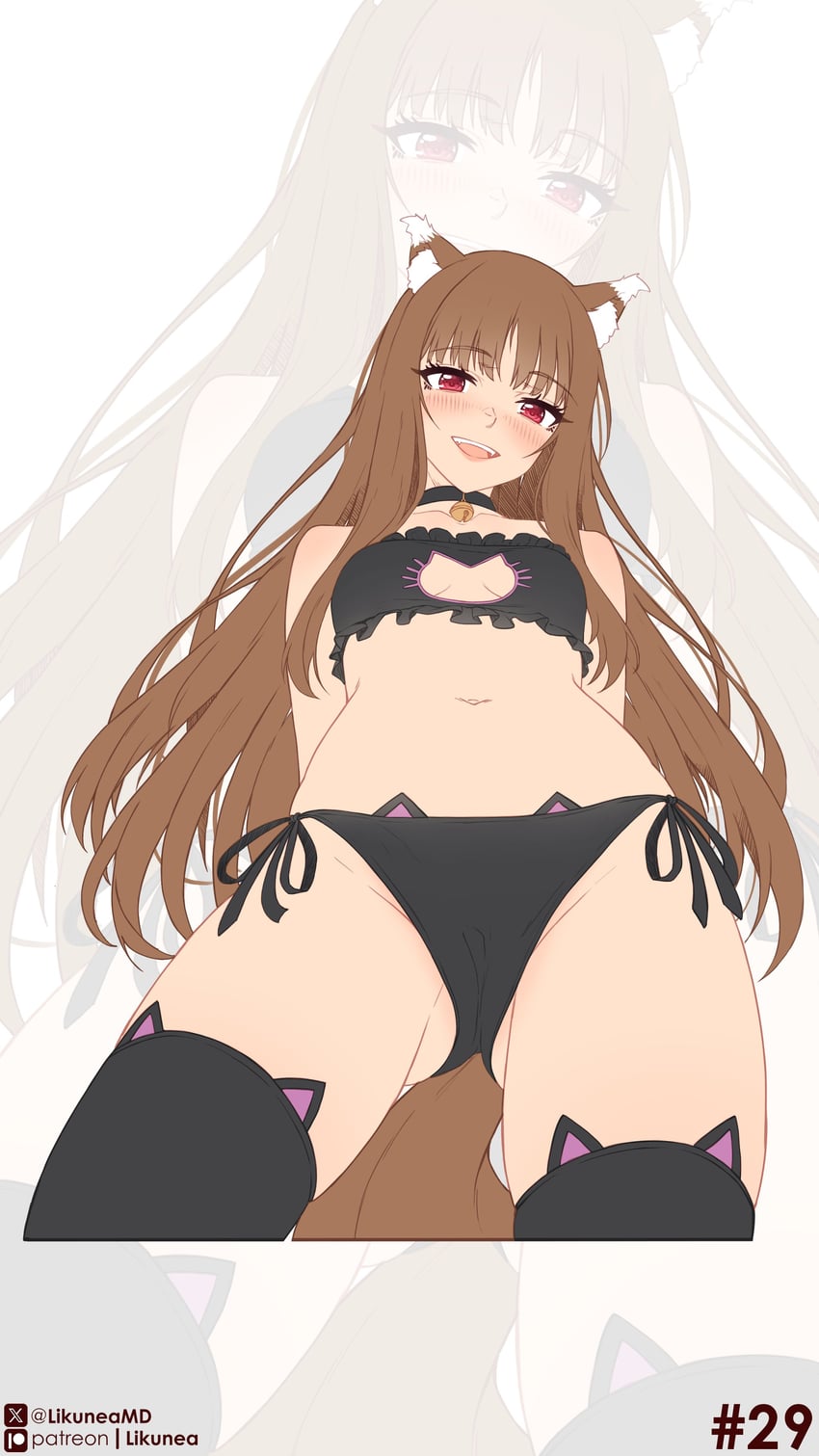 holo (spice and wolf) drawn by likunea