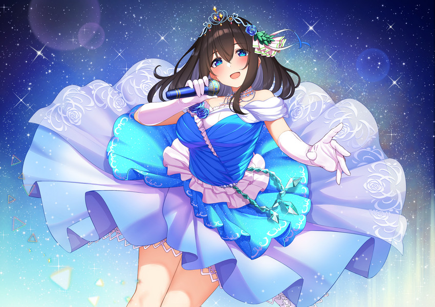 sagisawa fumika (idolmaster and 1 more) drawn by go-1