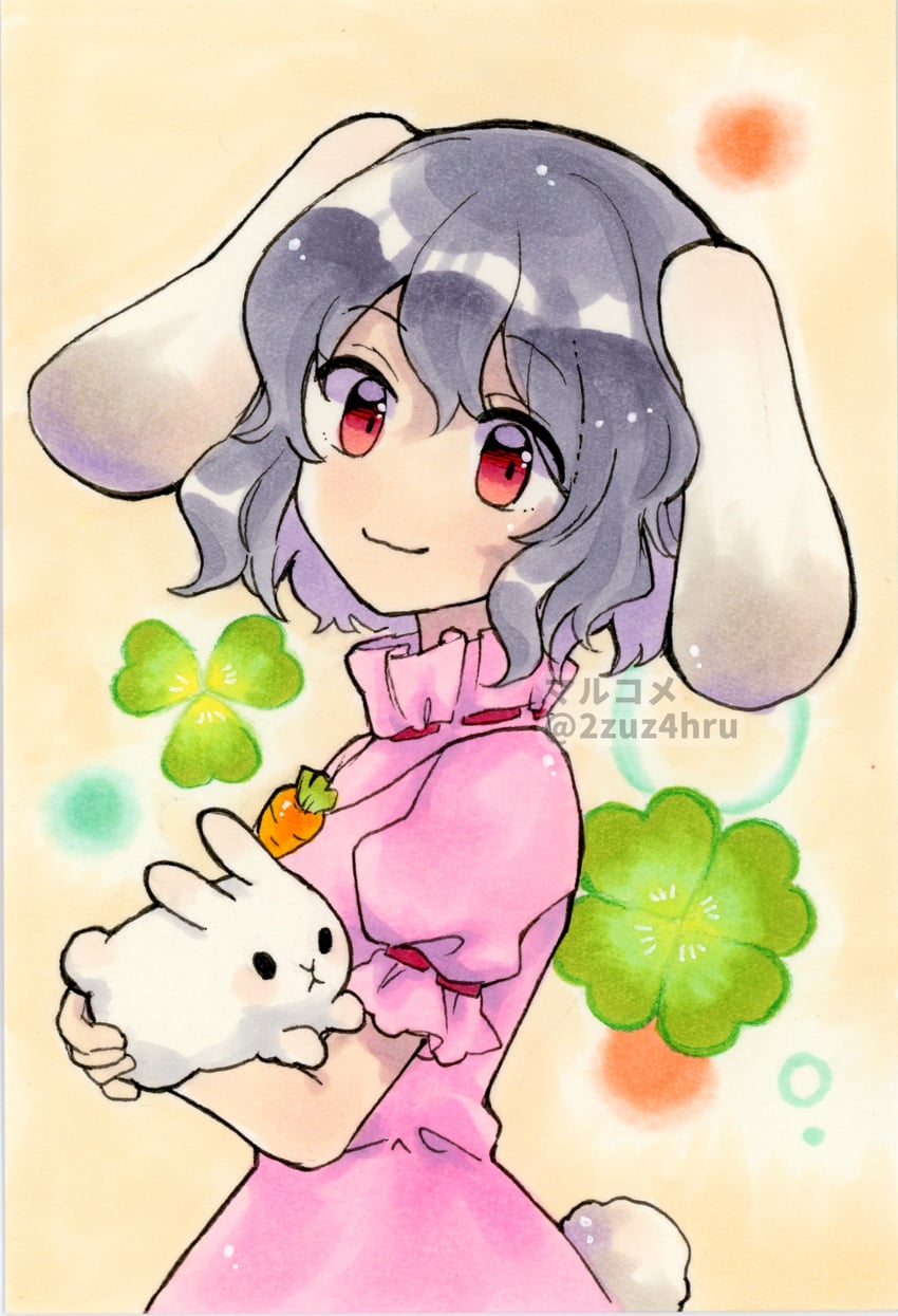 inaba tewi (touhou) drawn by 2zuz4hru