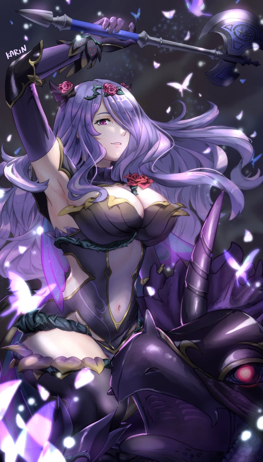camilla (fire emblem and 2 more) drawn by karrincorrin