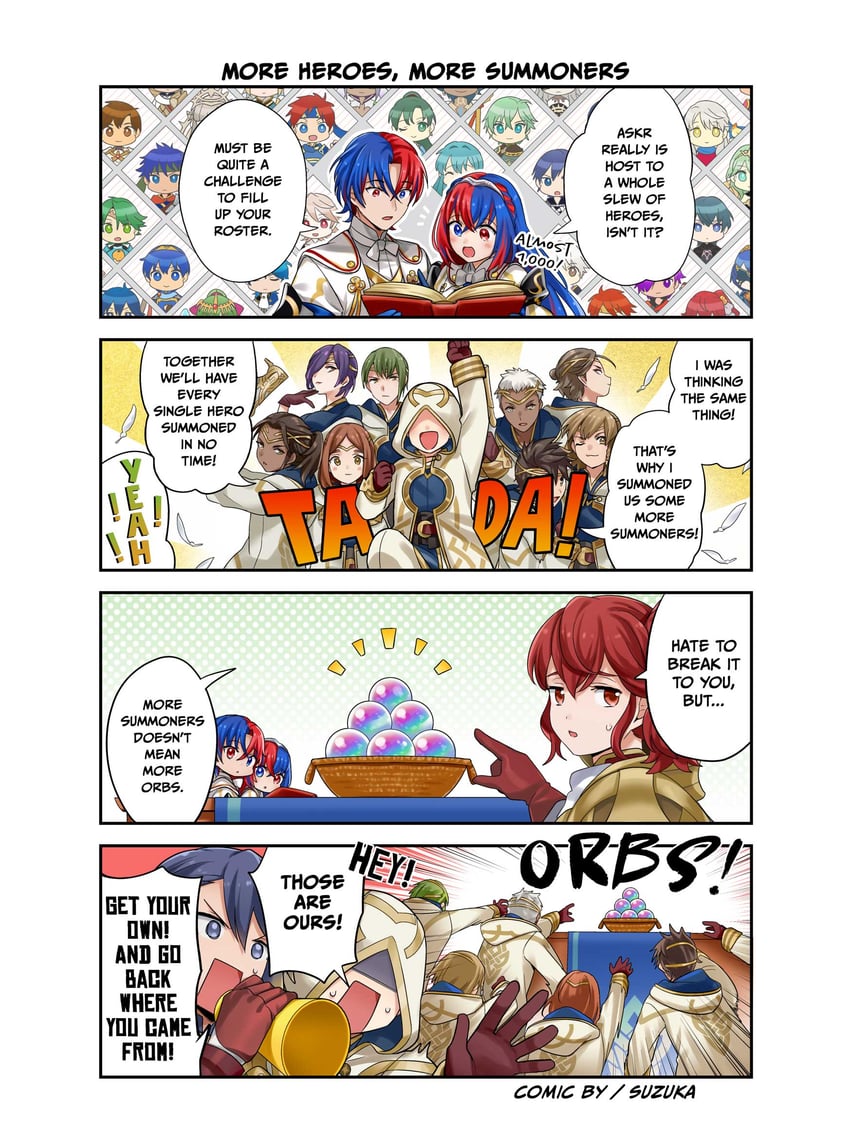 lucina, lyn, male byleth, tiki, ike, and 23 more (fire emblem and 3 more) drawn by akn