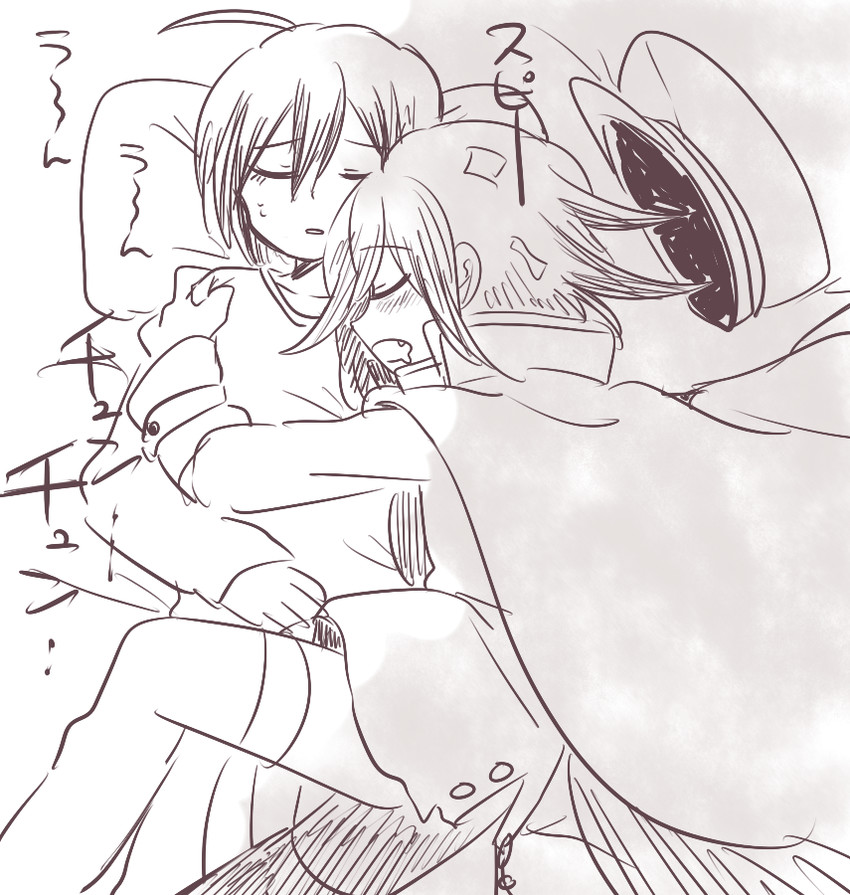 oma kokichi and saihara shuichi (danganronpa and 1 more) drawn by tumai_(touue11)