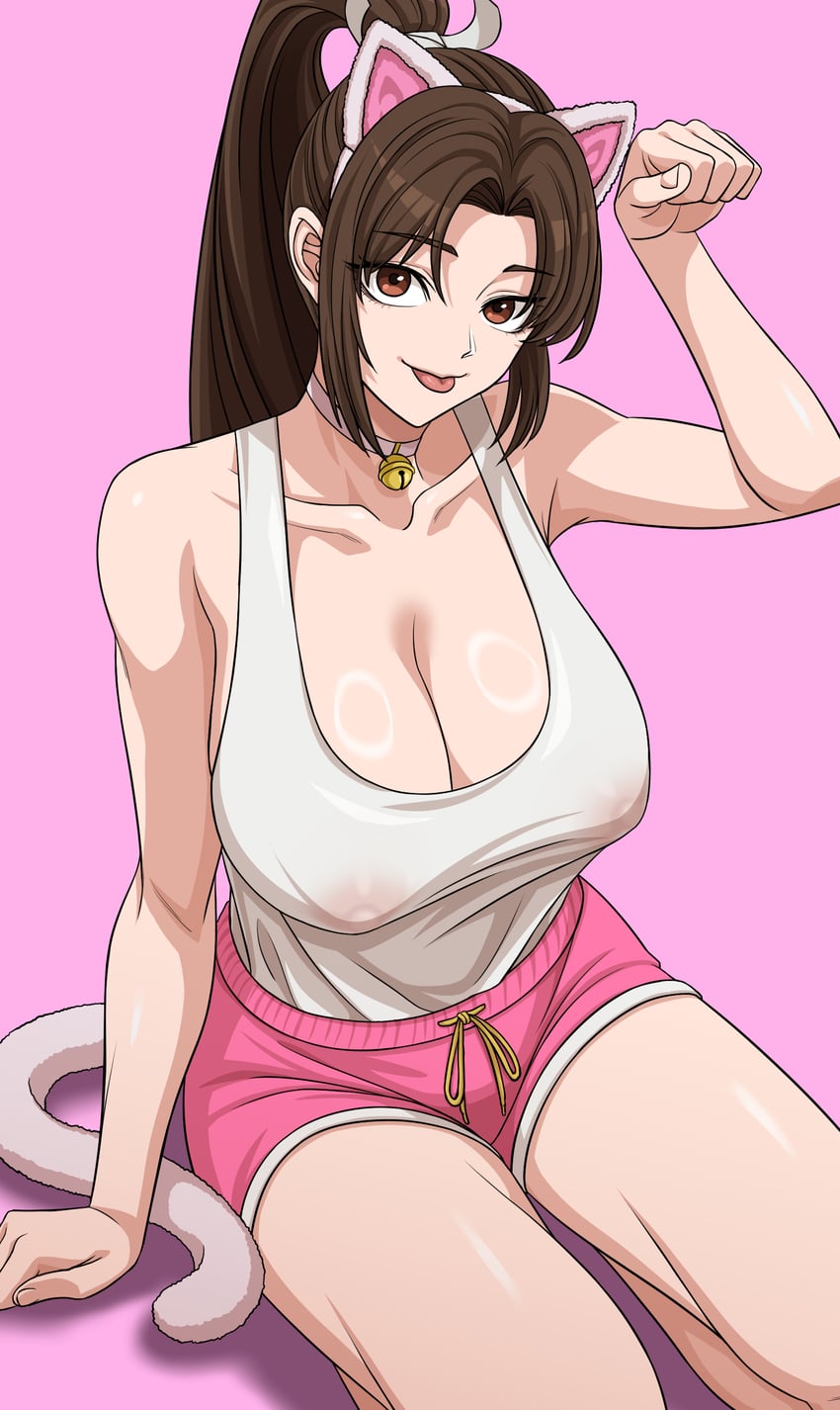 shiranui mai (street fighter and 2 more) drawn by kimleon