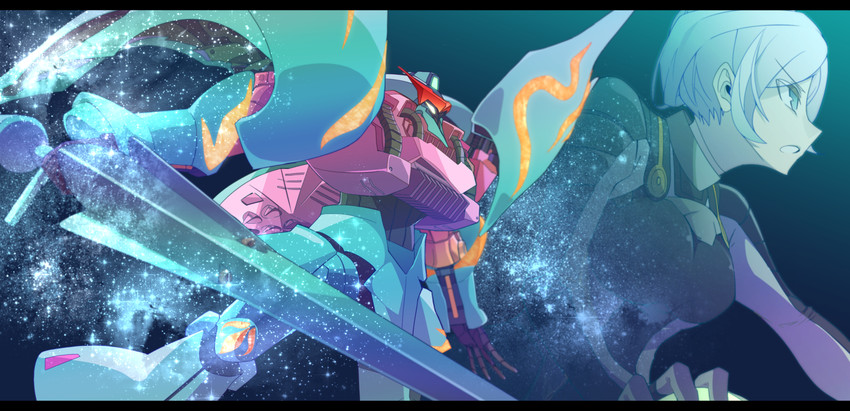 aila jyrkiainen and qubeley papillon (gundam and 1 more) drawn by total9