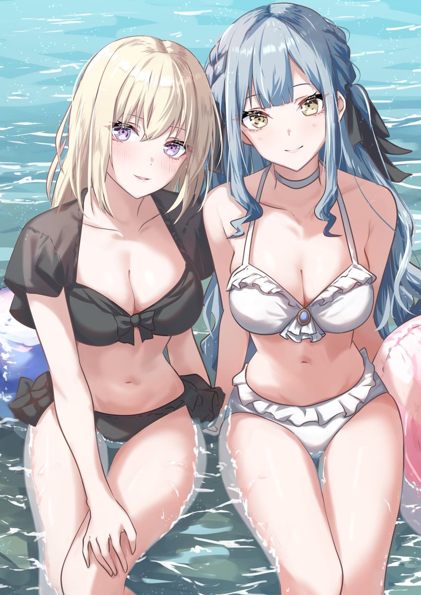 togawa sakiko and misumi uika (bang dream! and 1 more) drawn by houji_tea_latte