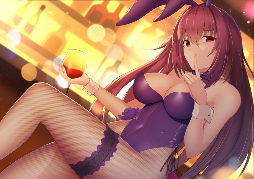 scathach (fate and 1 more) drawn by feng_mouren