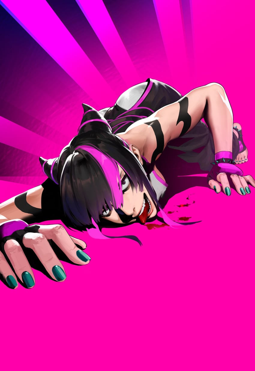 han juri (street fighter and 1 more) drawn by jackboo