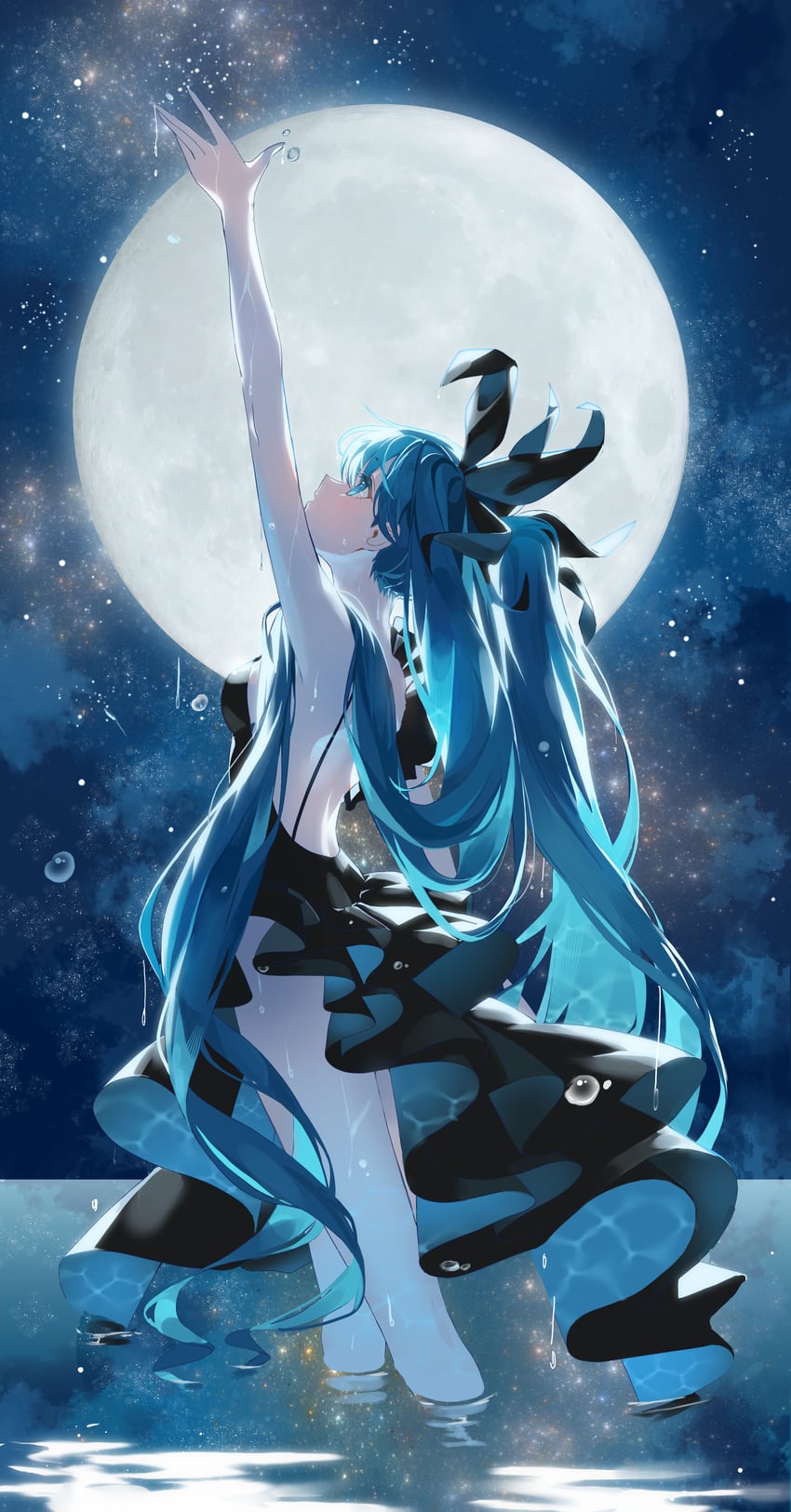 hatsune miku (vocaloid and 1 more) drawn by nun_nu