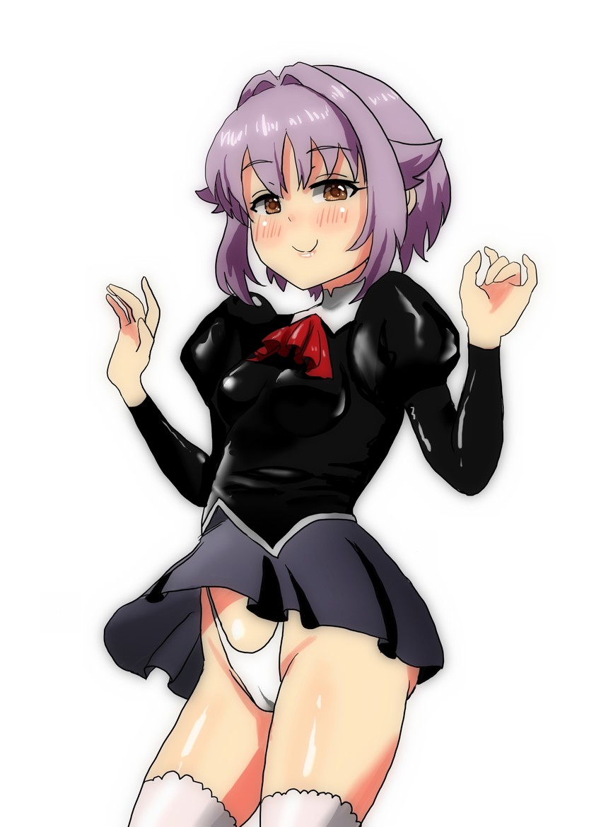 koshimizu sachiko and black delmo (idolmaster and 3 more) drawn by jyu5