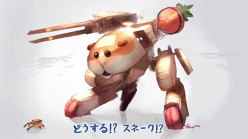 potato and metal gear rex (metal gear and 1 more) drawn by shiburingaru